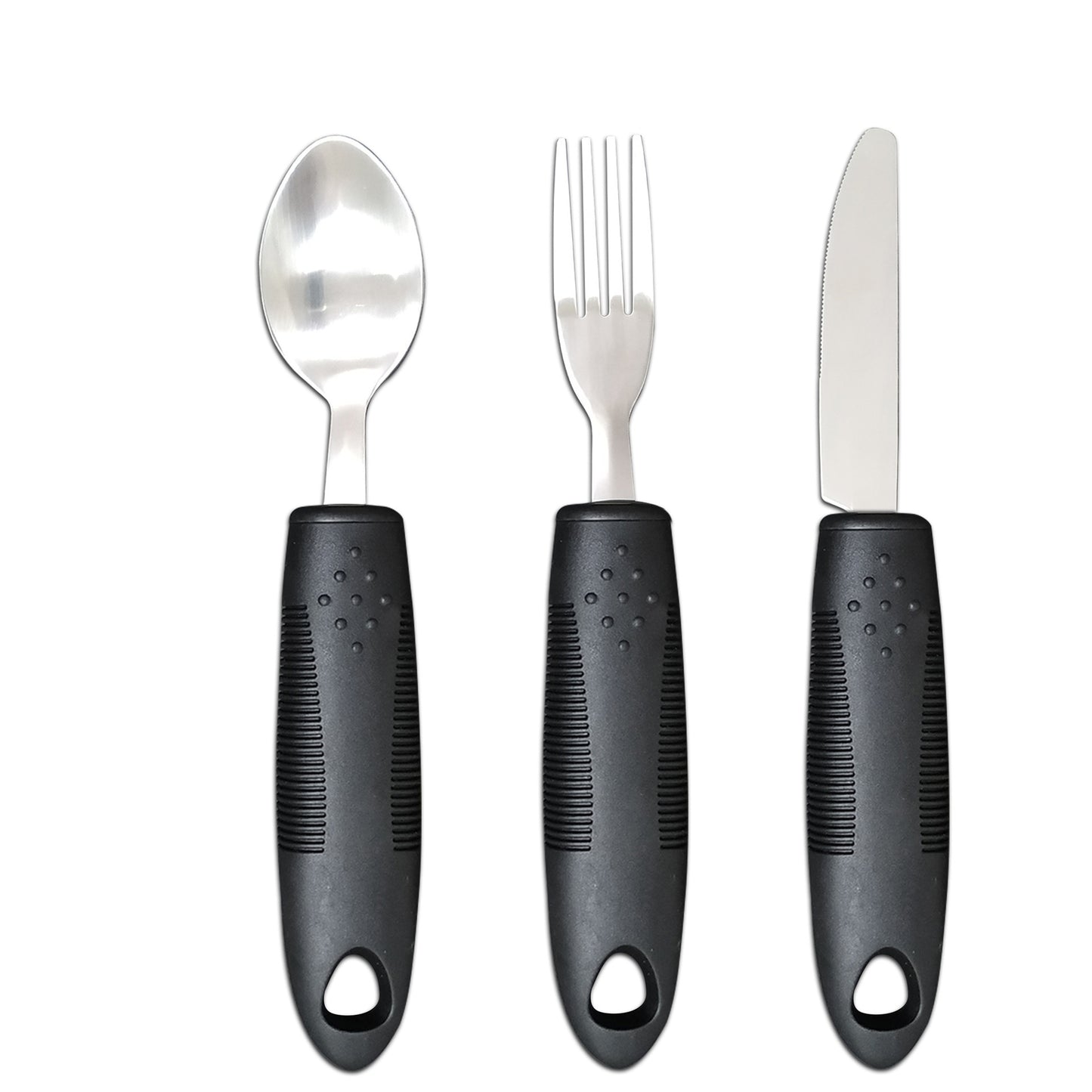 Easy Grip Adaptive Utensil Set | Non-Slip Cutlery for Seniors & Disability Support