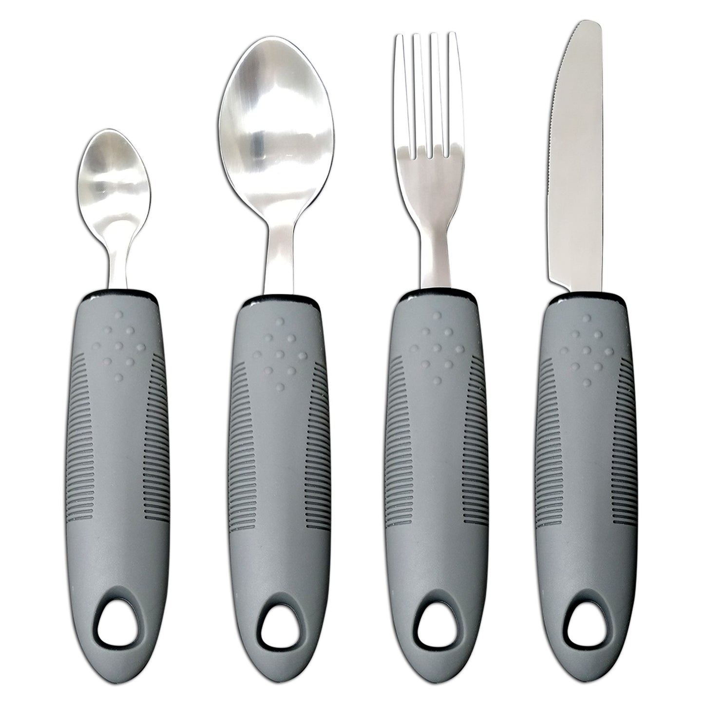 Easy Grip Adaptive Utensil Set | Non-Slip Cutlery for Seniors & Disability Support