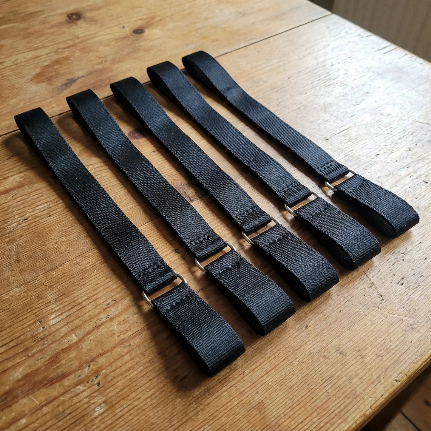 1/6PCS Black Wrist Hand Straps | Walking Stick Safety Aid for Elderly & People with Disabilities