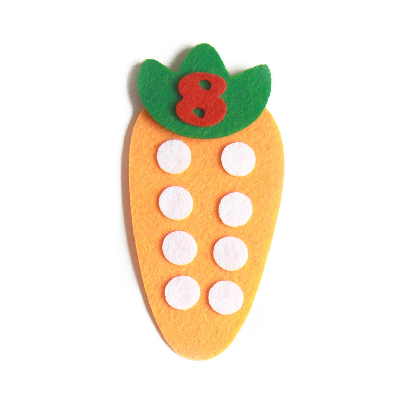 Carrot Counting Game | Educational Math Toy for Kids with Disabilities