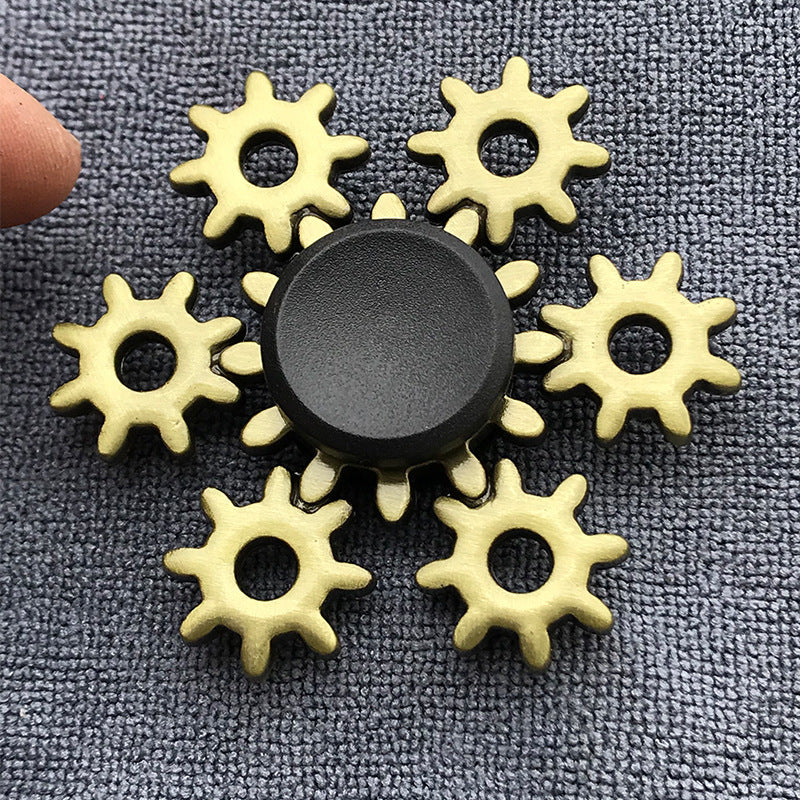 Bronze Alloy Fidget Spinner | Focus & Stress Relief Toy for Autism, ADHD & Disabilities