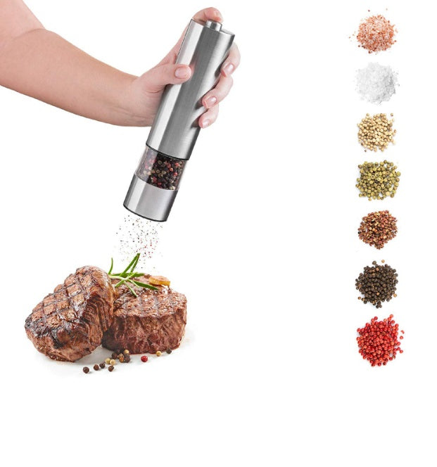 Electric Salt & Pepper Grinder | One-Touch Automatic for Seniors & Disabilities