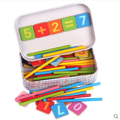 Arithmetic Tactile Learning Box | Educational Counting Aid for Kids with Disabilities