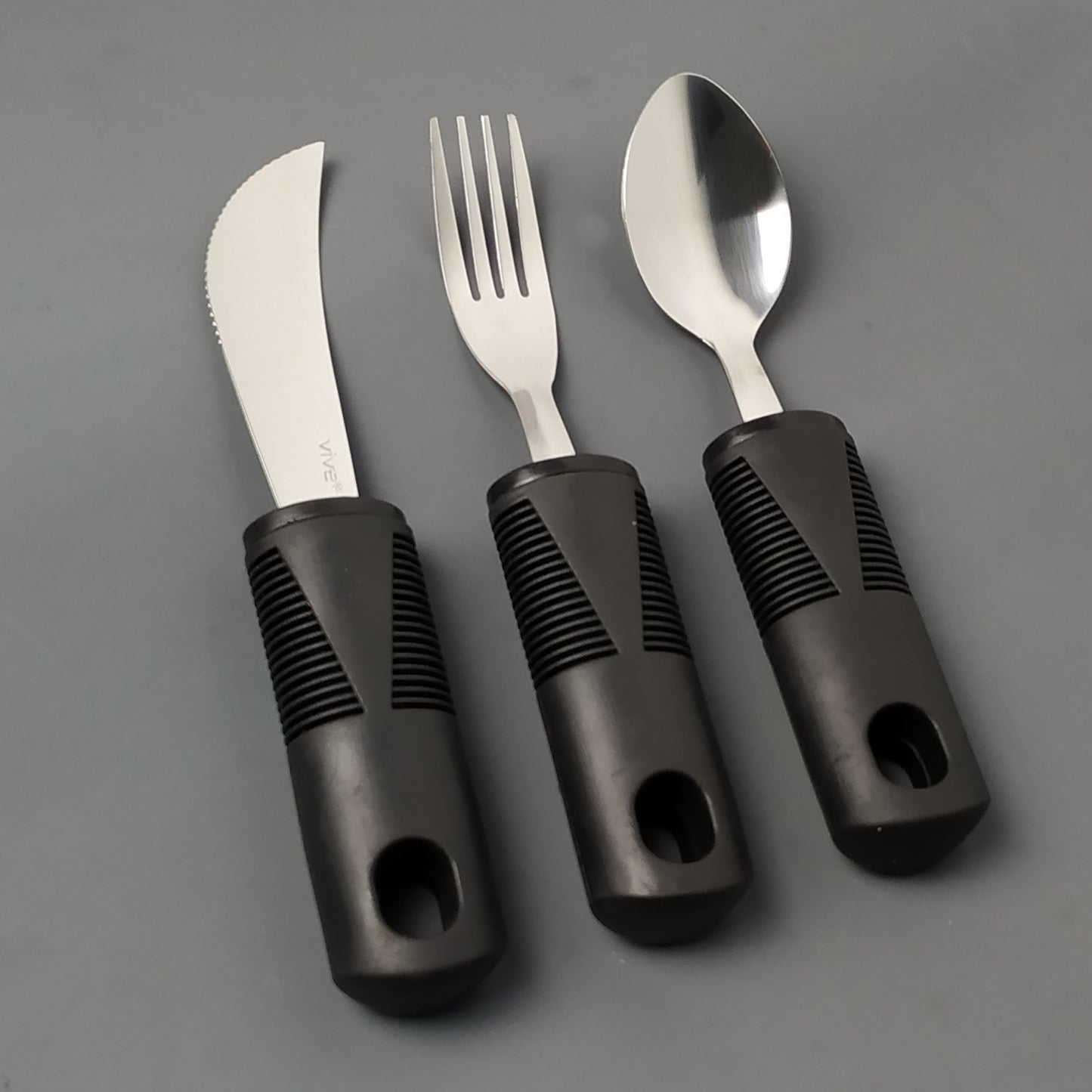 Easy Grip Adaptive Utensil Set | Non-Slip Cutlery for Seniors & Disability Support