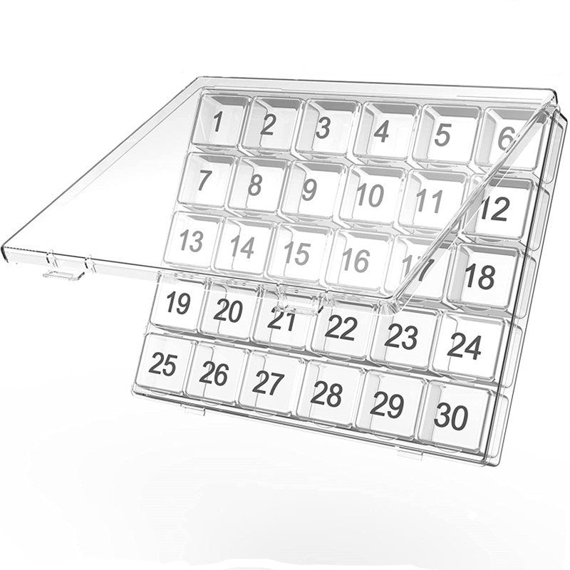 Monthly Pill Organiser for Disability & Elderly Care | Easy Medication Management
