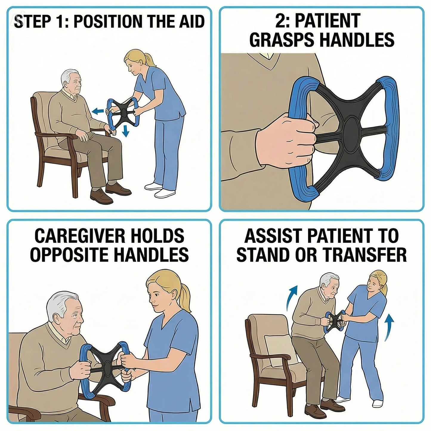 Assistive Support Handle – Help Standing & Sitting for Disabilities & Elderly