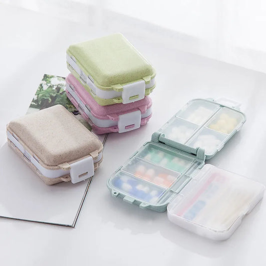 Weekly Pill Box 8 Grids Medicine Organiser