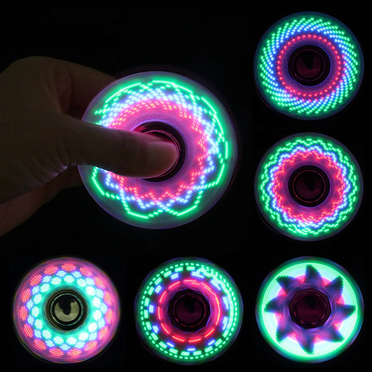 Creative LED Light Luminous Fidget Spinner | Sensory Focus & Stress Relief for All Abilities