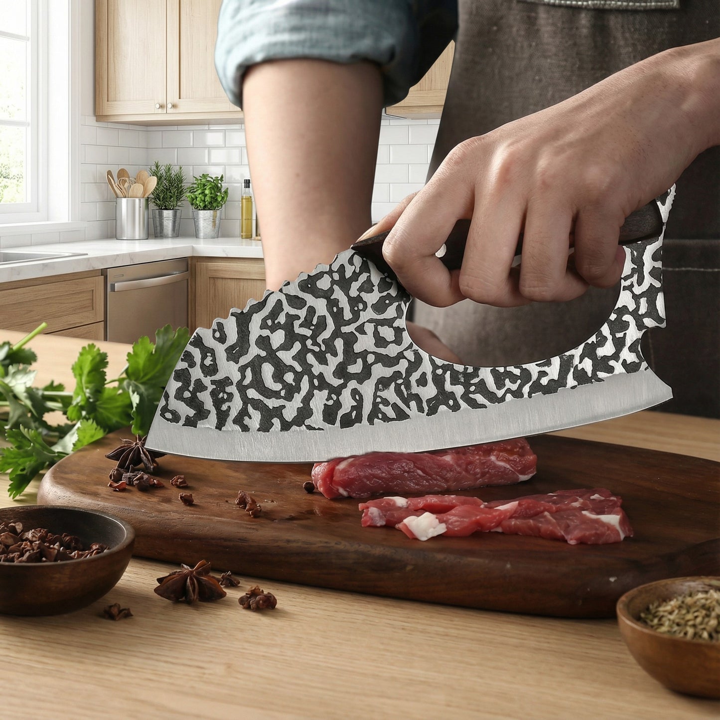 Labour-Saving Kitchen Knife | Cutting Tool for Elderly & People with Disabilities