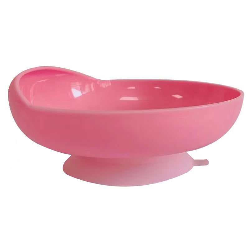 Spill-Proof Scoop Plate & Bowl | Adaptive Self-Feeding Dinnerware with Anti-Skid Base