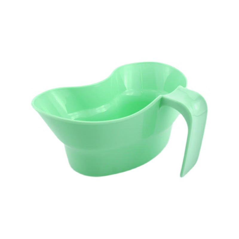 Oral Care Portable Plastic Basin | Lightweight, Easy-Grip Oral Care Bowl for Elderly, Disabled & Bedridden Care