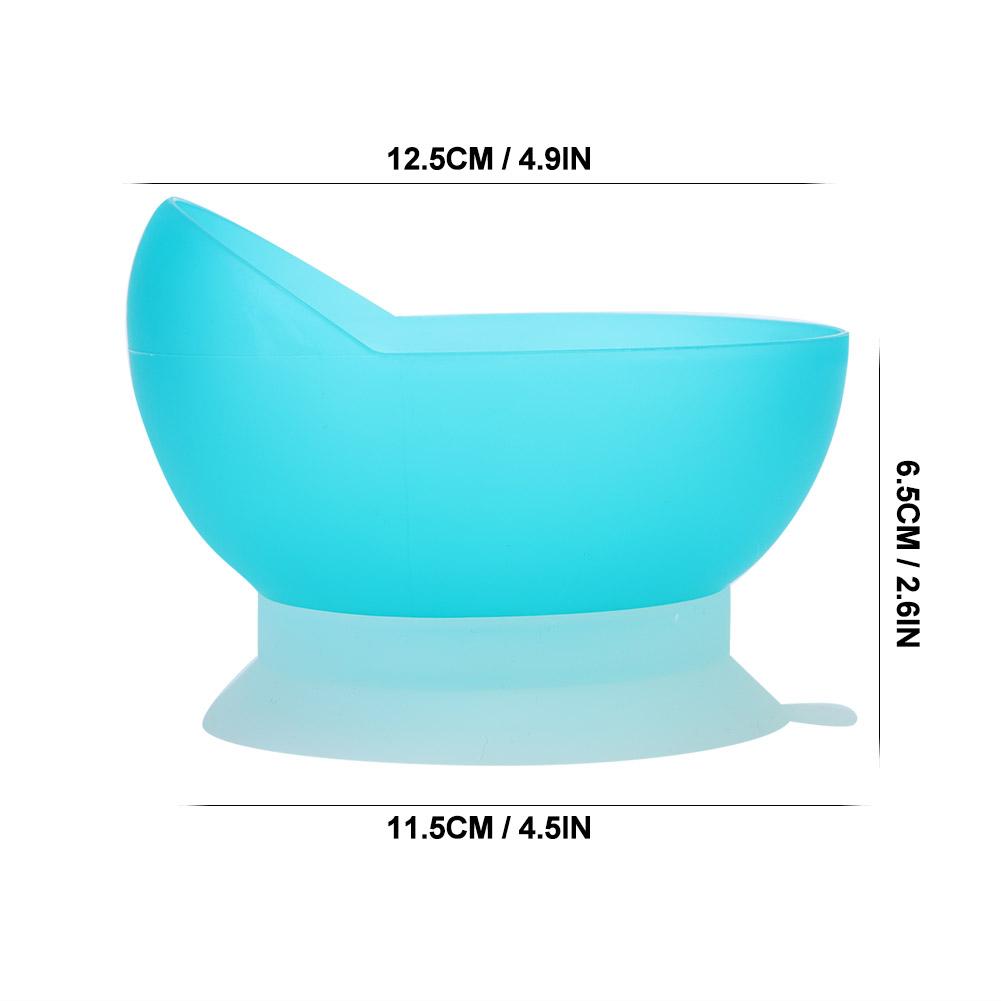 Spill-Proof Scoop Plate & Bowl | Adaptive Self-Feeding Dinnerware with Anti-Skid Base