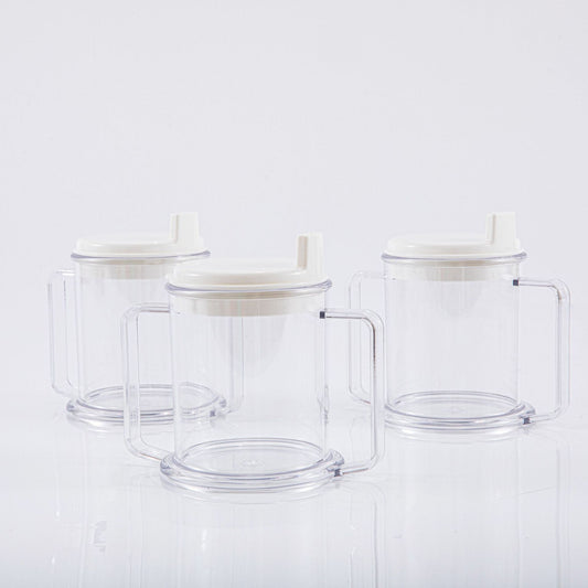 Lightweight Easy-Grip Drinking Cup | Adaptive Spill-Proof Mug for Elderly, Disabled & Limited Mobility