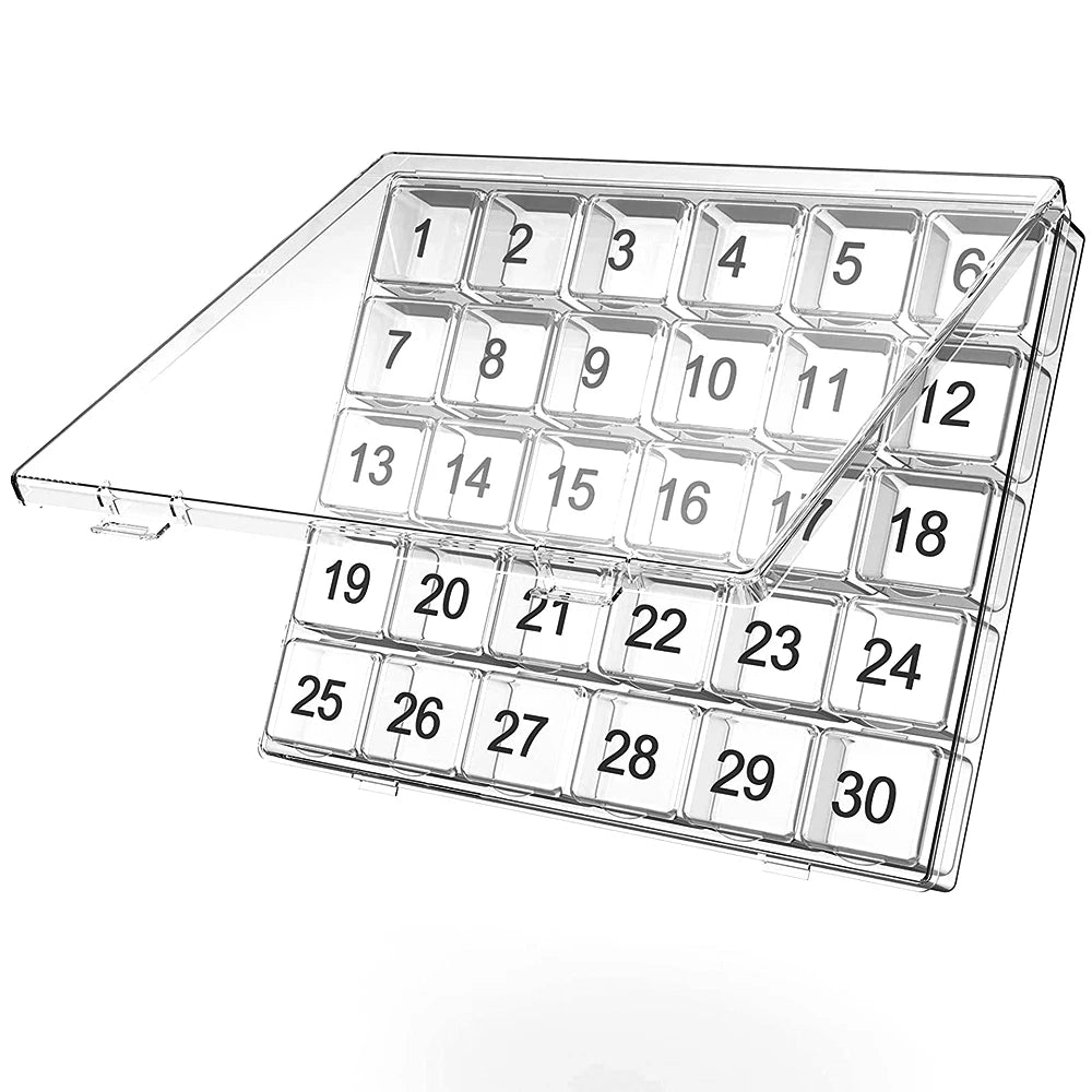 Monthly Pill Organiser for Disability Elderly Care | Easy Medication Management