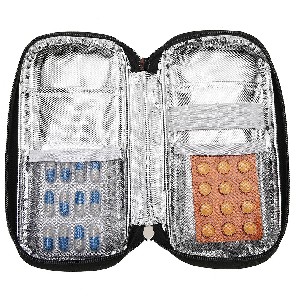 Portable Insulin Cooler Travel Bag | Multi-Layer Waterproof Cold Storage for Insulin