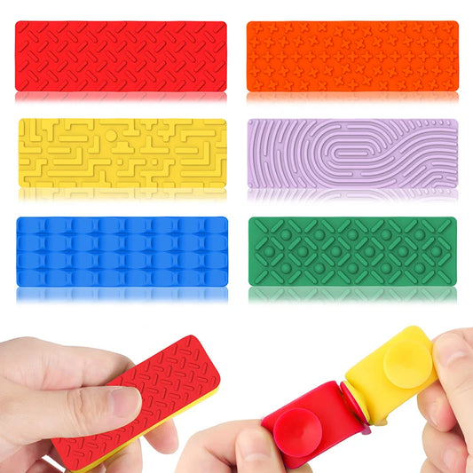 Silicone Textured Sensory Fidget Toy | Tactile Calming Aid for Autism & Special Needs