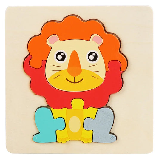 Wooden Puzzles | Cognitive Learning Jigsaw Toy for Problem-Solving & Motor Skills