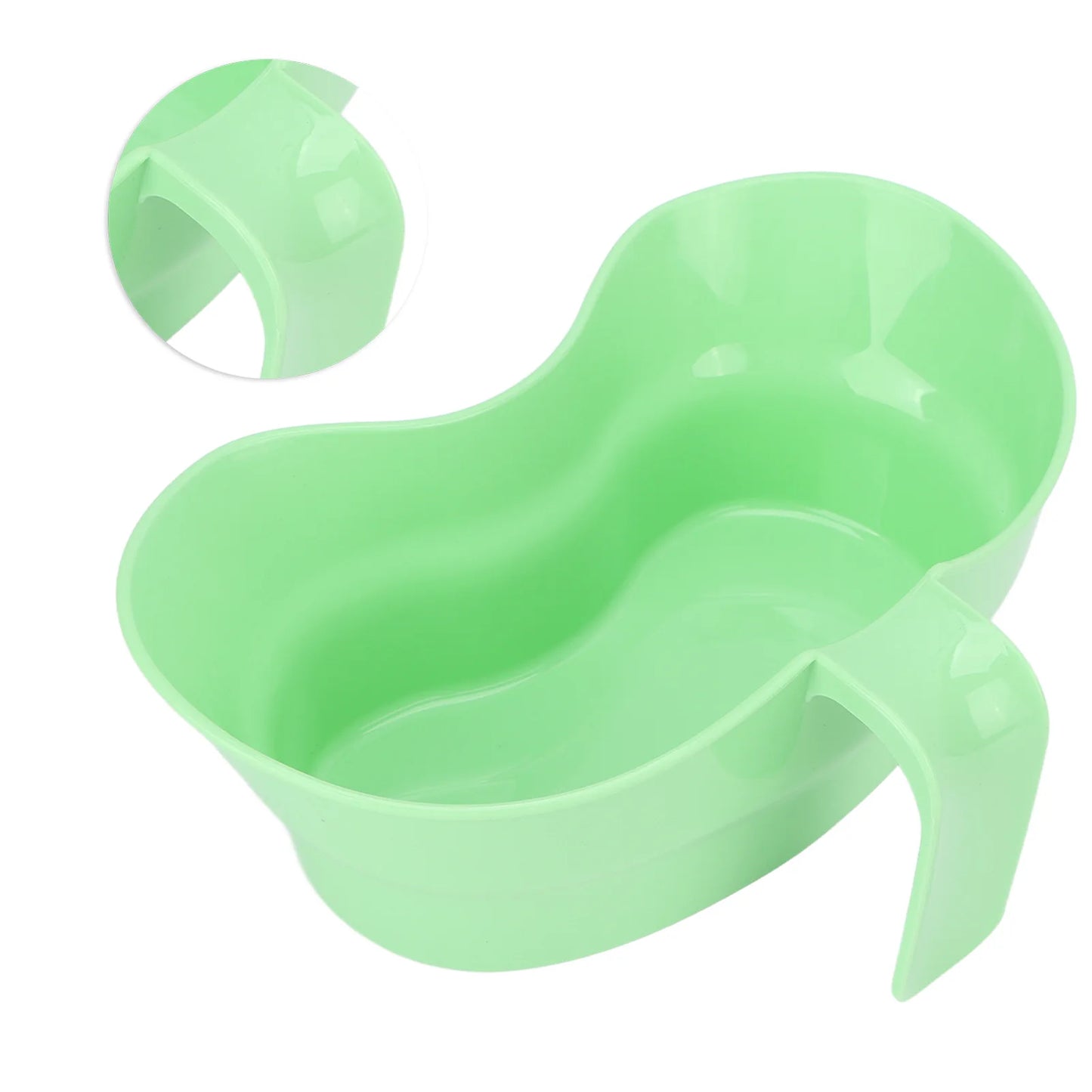 Oral Care Portable Plastic Basin | Lightweight, Easy-Grip Oral Care Bowl for Elderly, Disabled & Bedridden Care