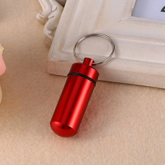 Metal Mini Waterproof Travel Pill Case | Durable & Compact Medicine Organiser