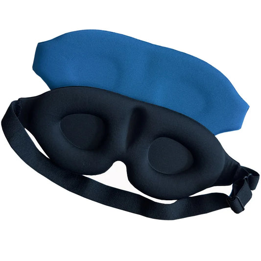 3D Contoured Sleeping Mask | Comfortable Light-Blocking Eye Cover for Elderly & People with Disabilities