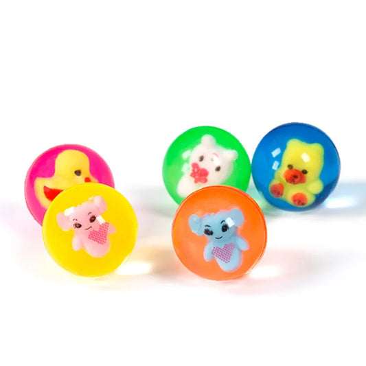 10Pcs Bouncing Rubber Balls
