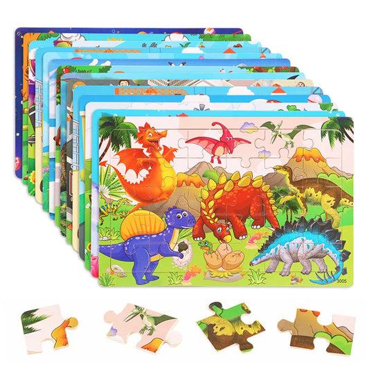 Assorted 30-Piece Educational Puzzles | Fun Learning Through Play