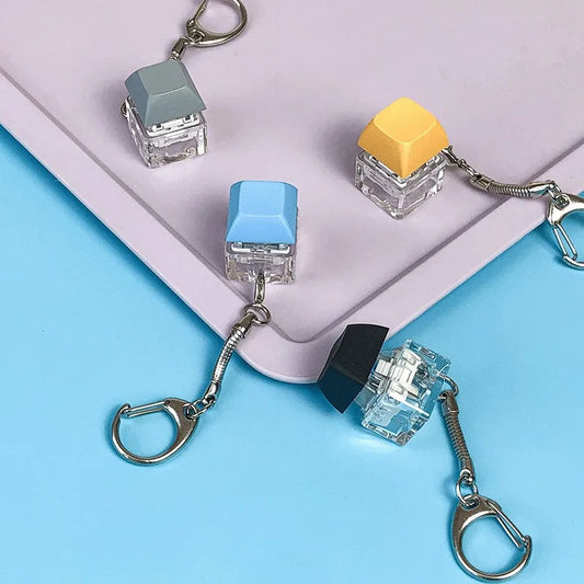 Keychain Fidget Button