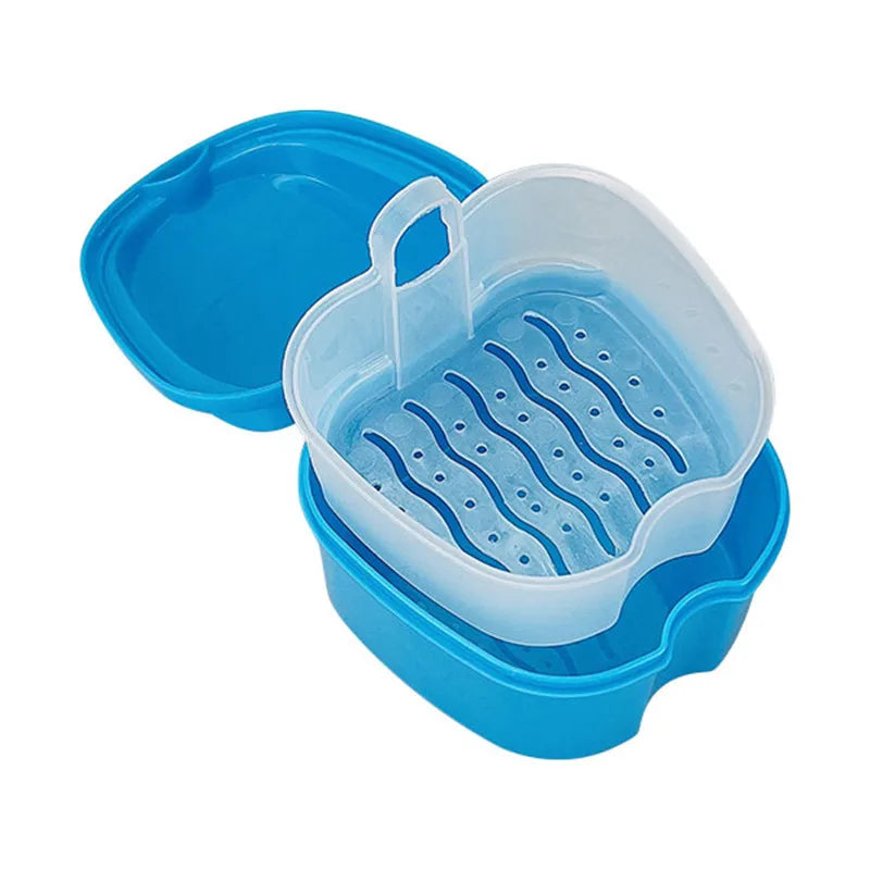 Denture Bath Box Cleaning Container