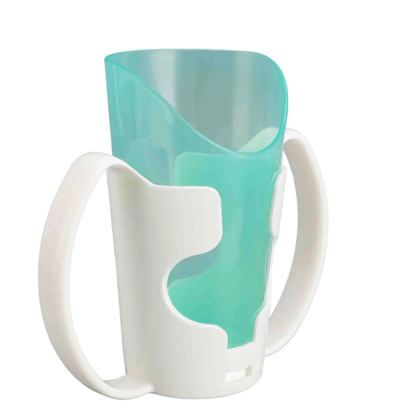 Assistive Nosey Cup with Handles | Adaptive Drinking Aid for Elderly & People with Disabilities