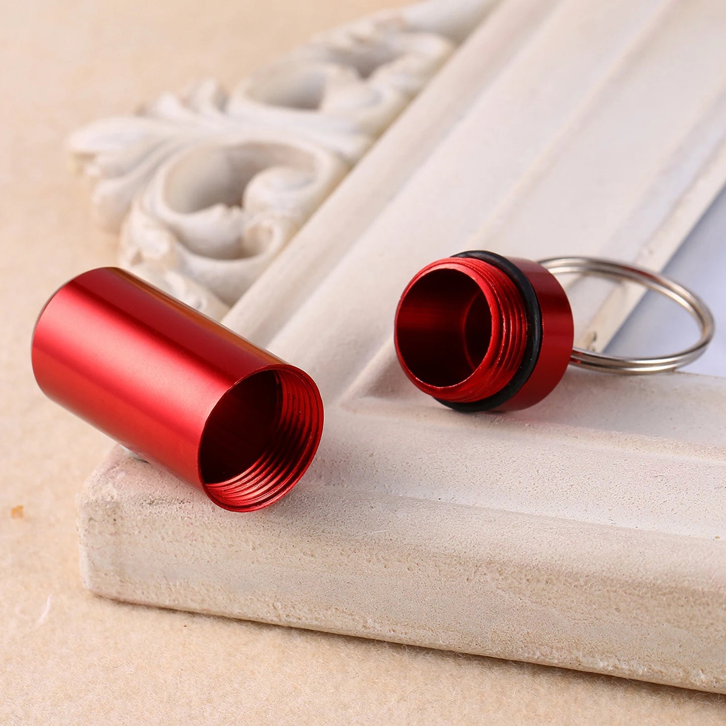 Metal Mini Waterproof Travel Pill Case | Durable & Compact Medicine Organiser