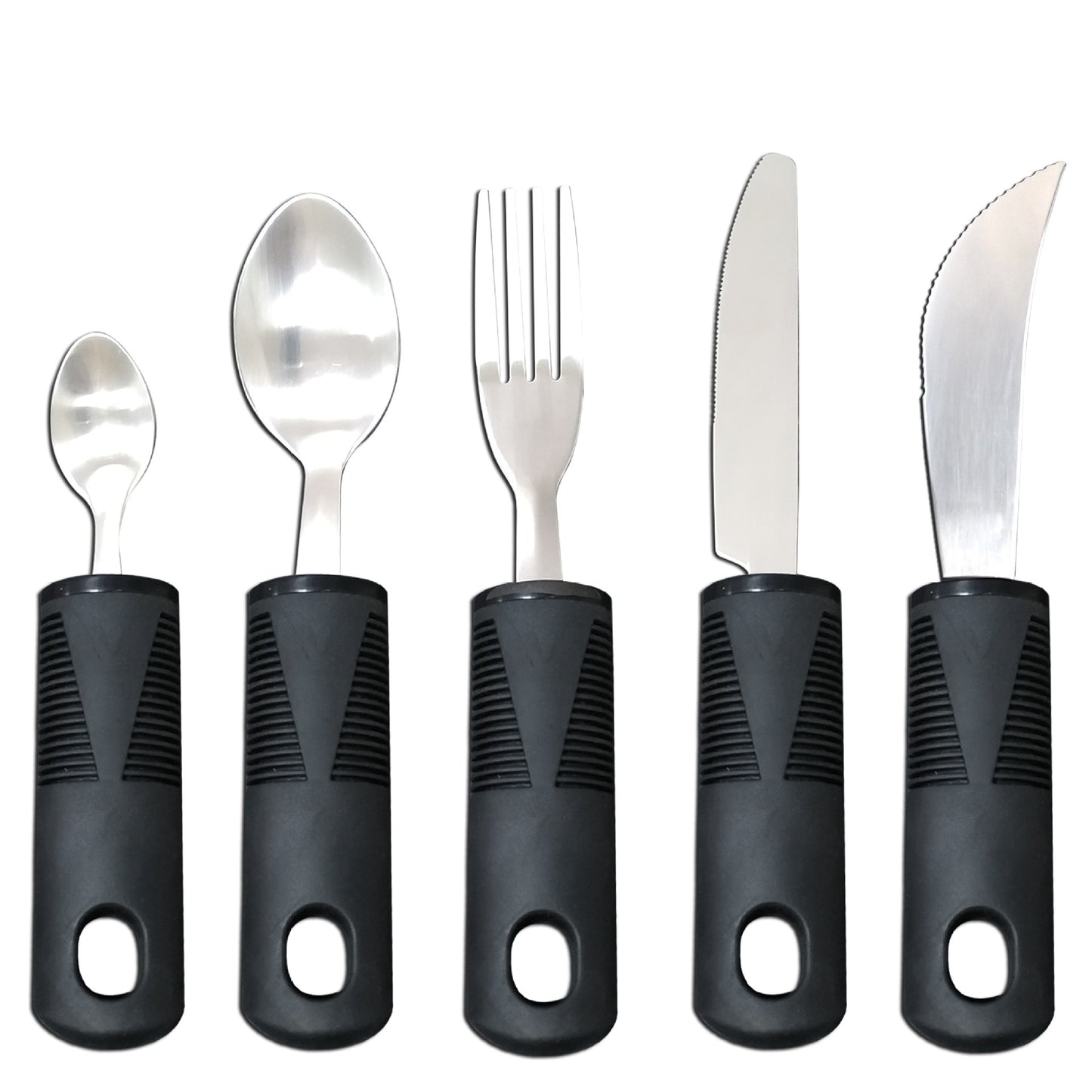 Easy Grip Adaptive Utensil Set | Non-Slip Cutlery for Seniors & Disability Support