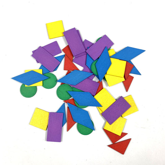 Wooden Shape Teaching Aids | Educational Learning Tool for Kids & Adults with Disabilities