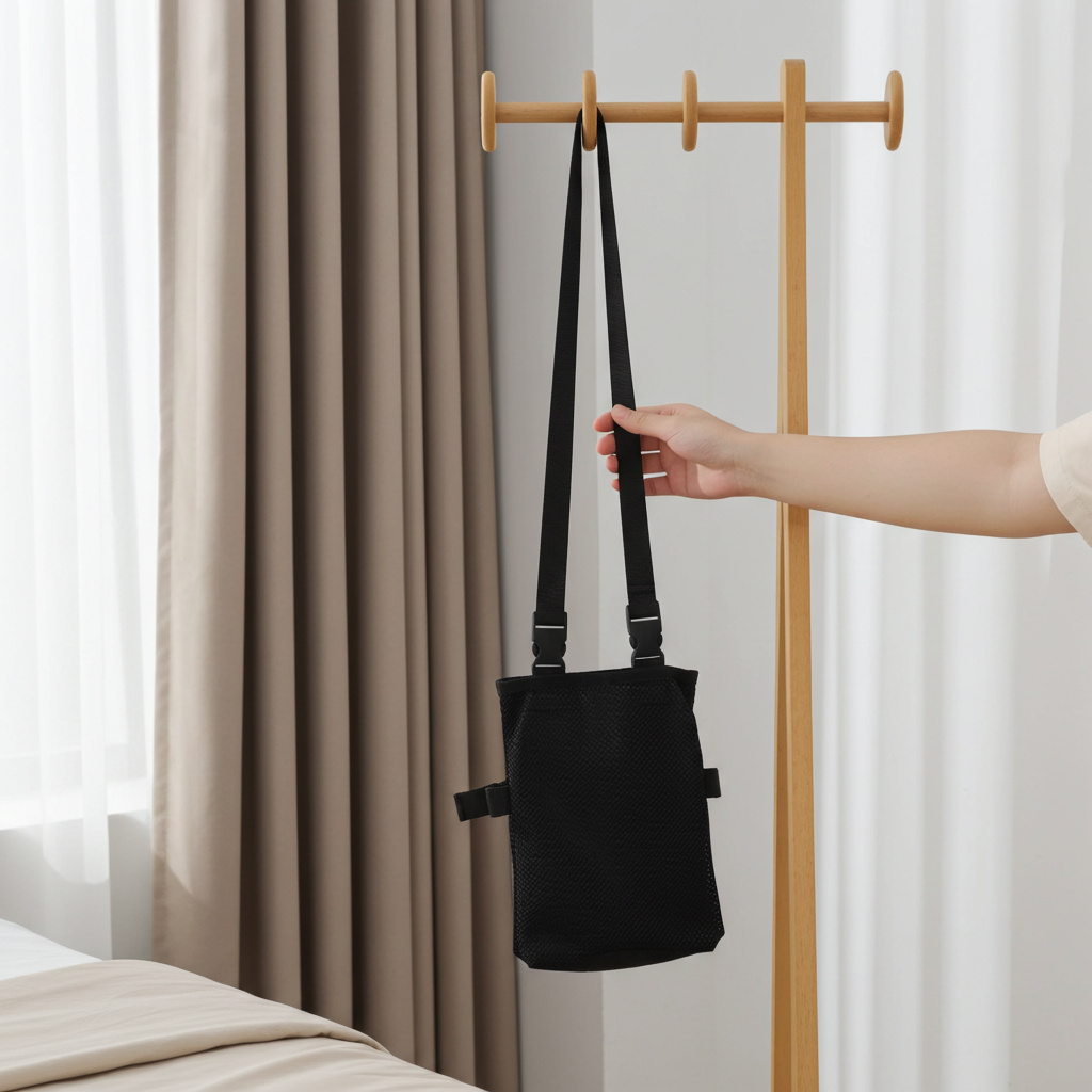 Catheter Bag Cover | Discreet High-Capacity Urine Drainage Bag Holder for Wheelchair, Bed & Travel