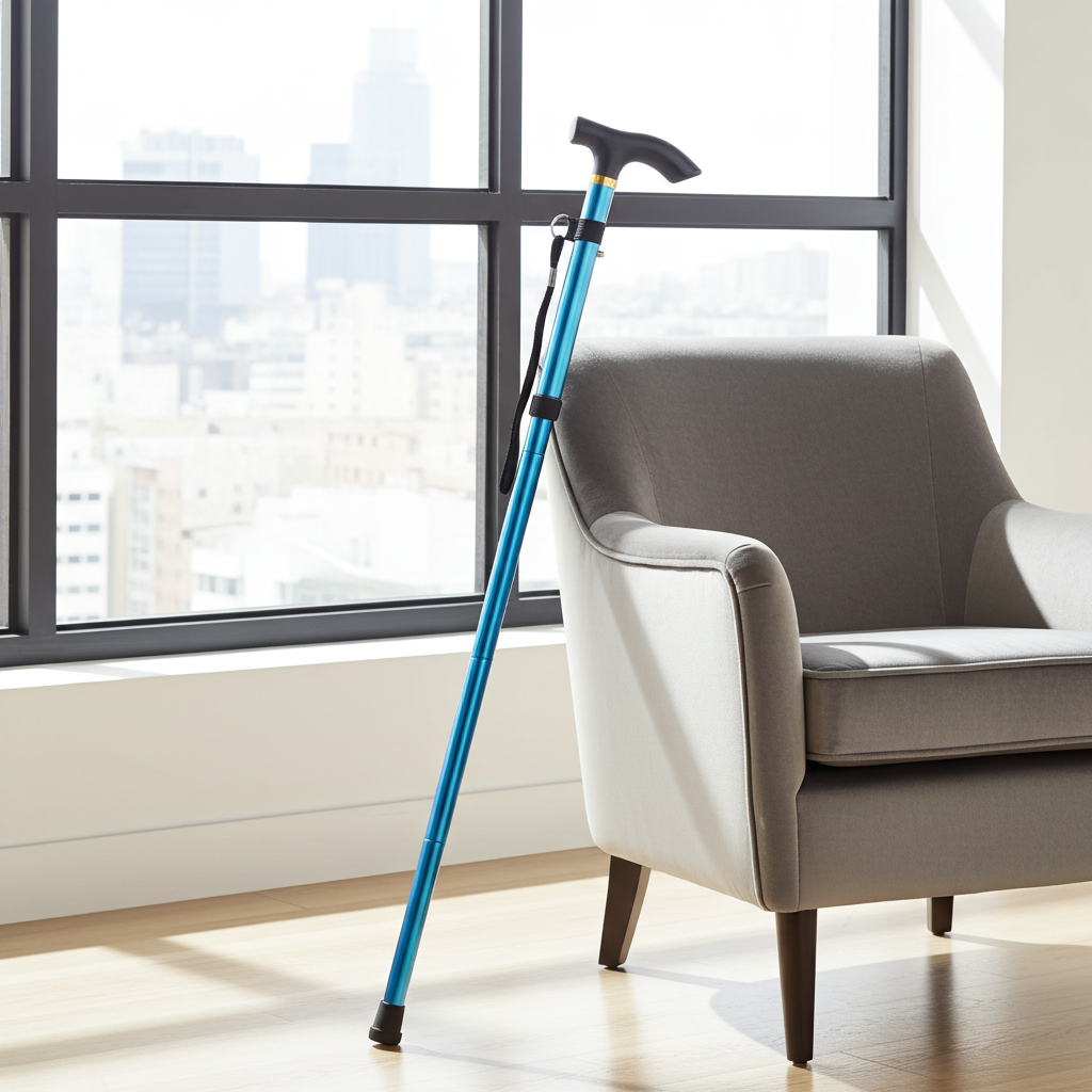 Aluminum Alloy Folding Cane | Lightweight, Non-Slip Walking Stick for Seniors & Disabilities
