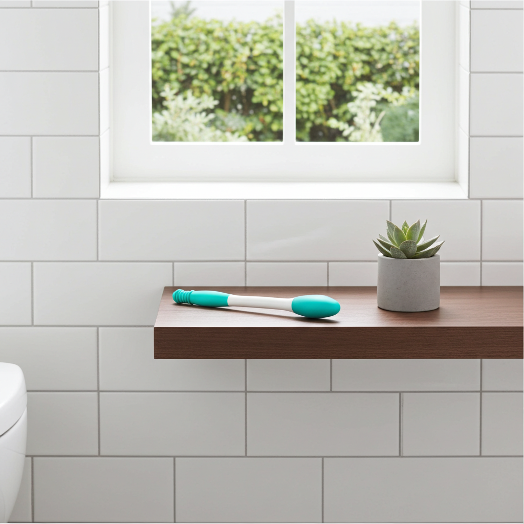 Long Handle Bottom Wiper Aid | Self-Care Toilet Assist Tool for Elderly, Disabled & Limited Mobility