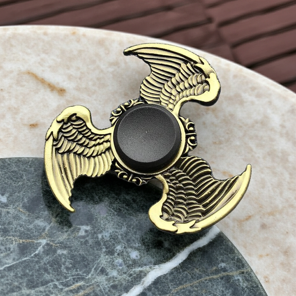 Bronze Alloy Fidget Spinner | Focus & Stress Relief Toy for Autism, ADHD & Disabilities