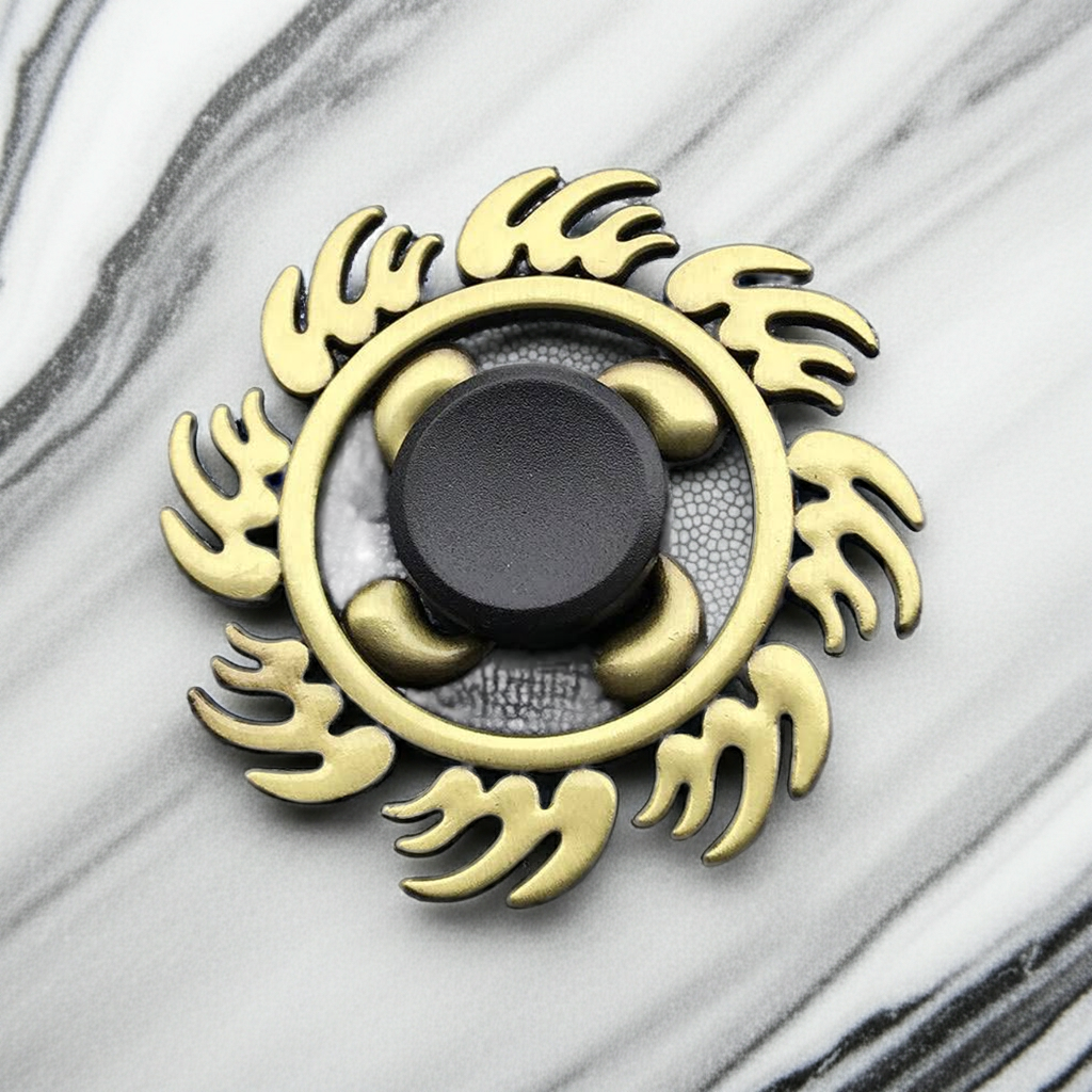 Bronze Alloy Fidget Spinner | Focus & Stress Relief Toy for Autism, ADHD & Disabilities