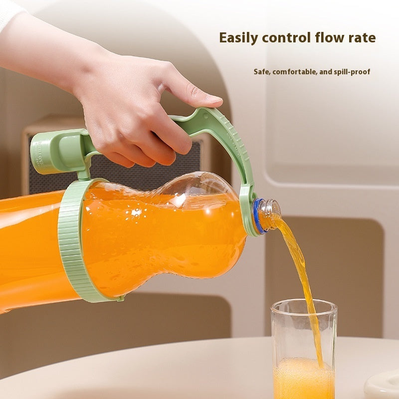 Adjustable Bottle Handle Holder | Easy Grip Beverage, Oil & Drink Bottle Pouring Handle