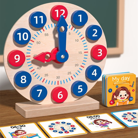 Clock Teaching Aid | Visual Learning Tool for Kids & People with Disabilities