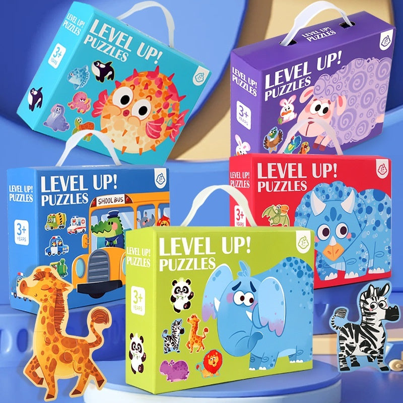 6-in-1 Puzzle Box Set | Cognitive & Fine Motor Learning Aid for People with Disabilities