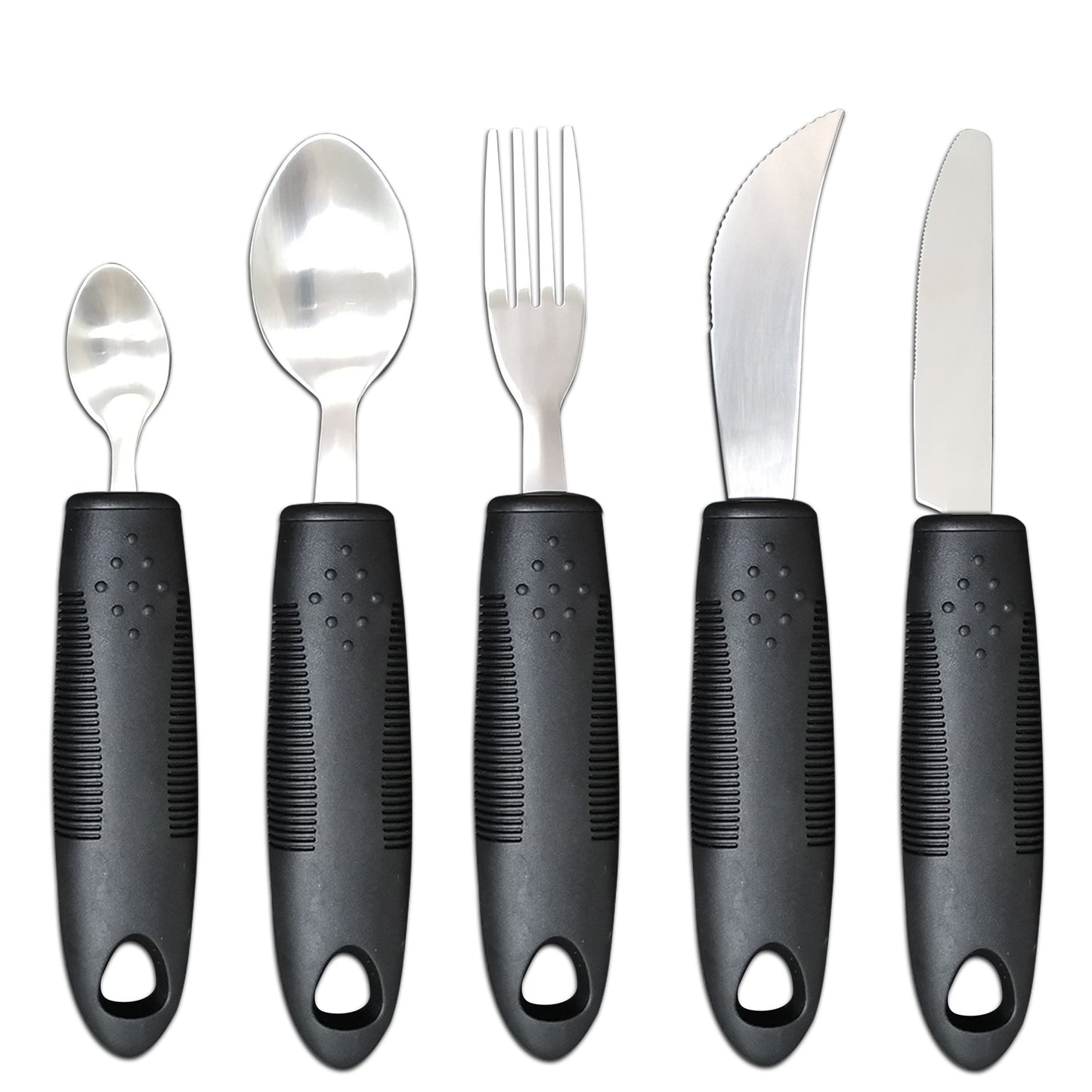 Easy Grip Adaptive Utensil Set | Non-Slip Cutlery for Seniors & Disability Support