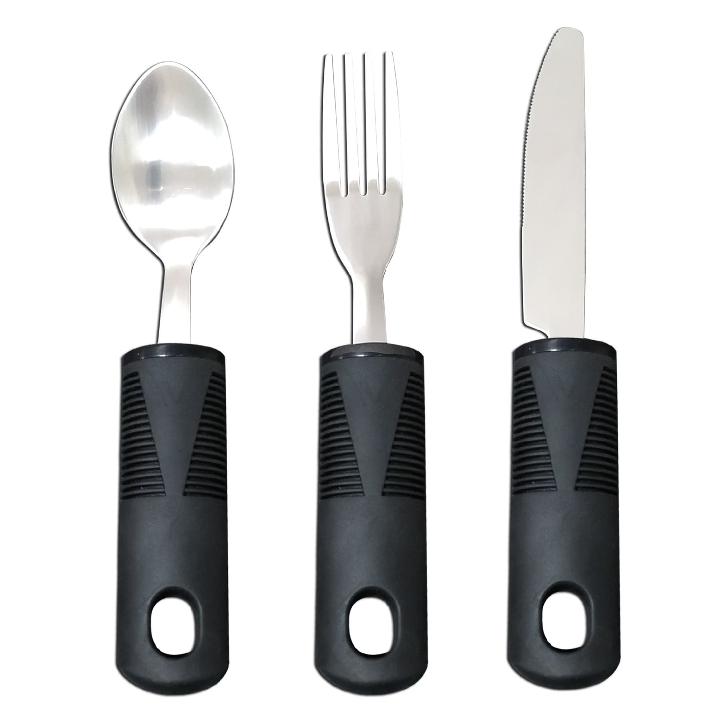 Easy Grip Adaptive Utensil Set | Non-Slip Cutlery for Seniors & Disability Support