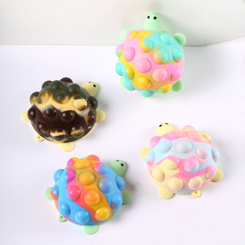 Rainbow Turtle Pop Ball | Sensory Fun for Focus, Relaxation & Children with Disabilities