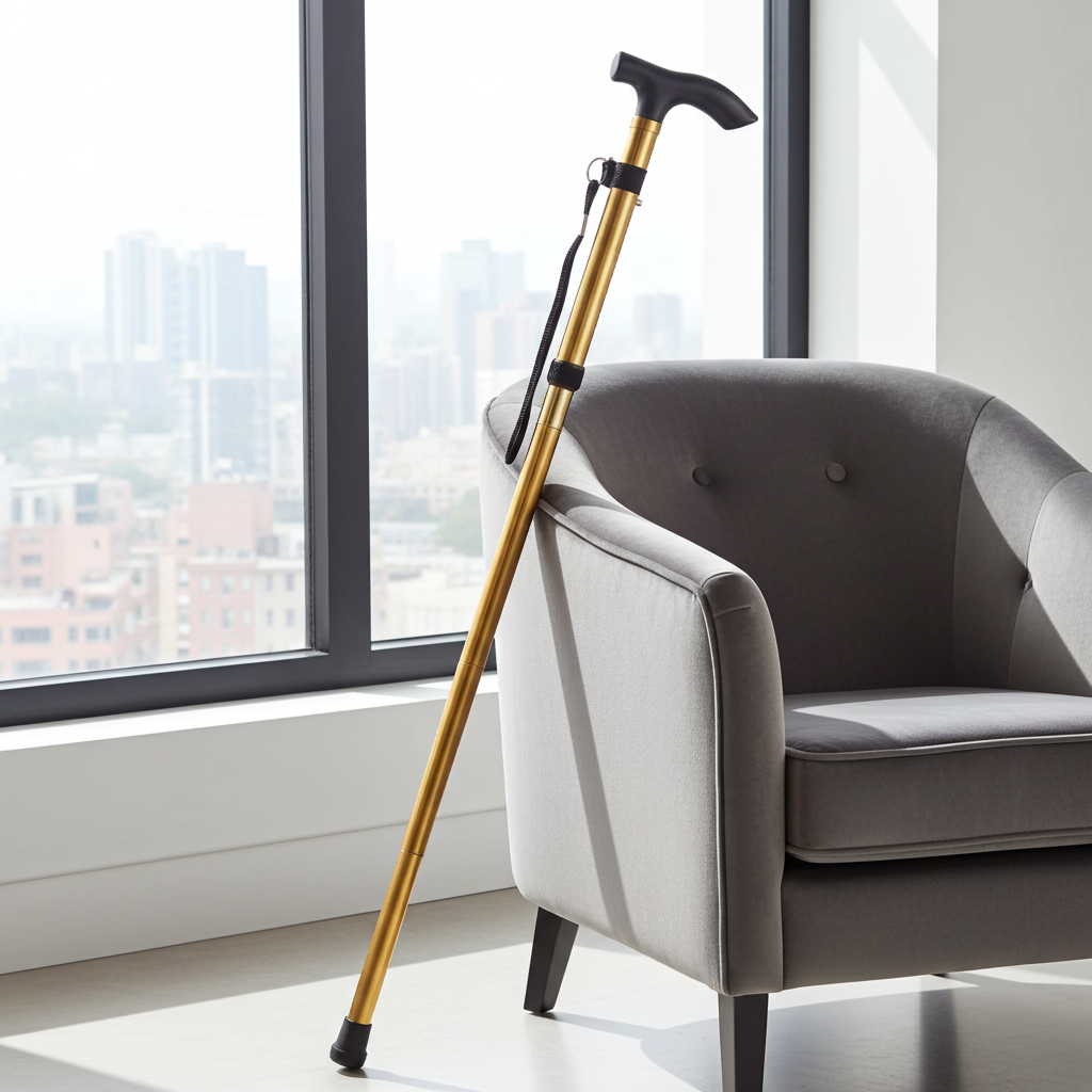 Aluminum Alloy Folding Cane | Lightweight, Non-Slip Walking Stick for Seniors & Disabilities