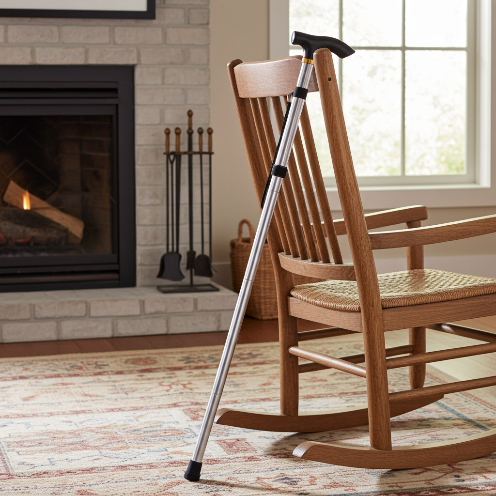 Aluminum Alloy Folding Cane | Lightweight, Non-Slip Walking Stick for Seniors & Disabilities