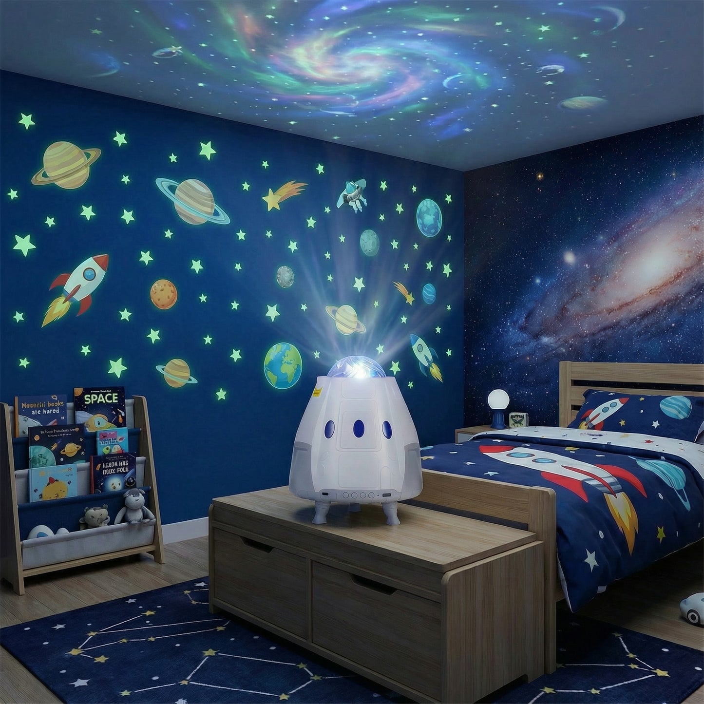 USB Starry Projection Lamp | Calming Night Light for Relaxation & Sensory Therapy