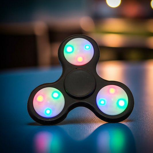 LED Light Fidget Spinner | Sensory Focus & Stress Relief Toy for Autism, ADHD & Disabilities