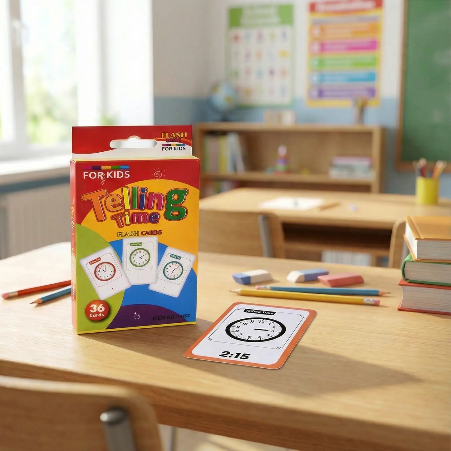 Telling Time Learning Cards | Visual Clock Skills for Learners