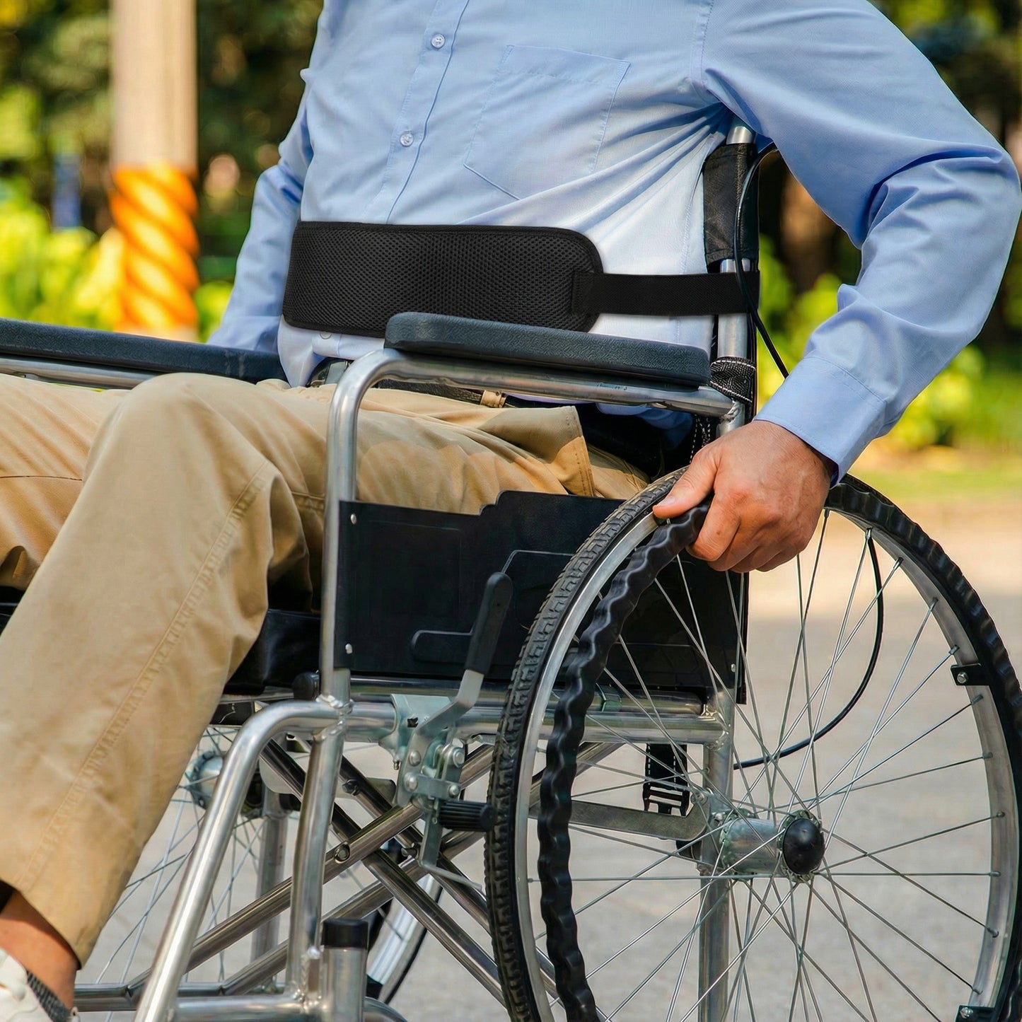 Basic Removable Wheelchair Seat Belt | Safety Support for People with Disabilities & Elderly